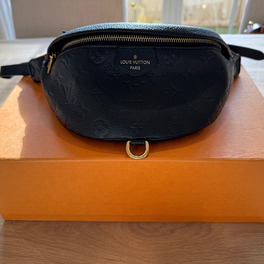 Louis Vuitton Black Empreinte Bumbag